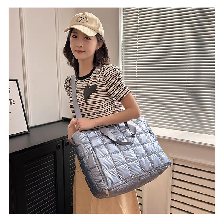 Silver Waterproof Crossbody Yoga Bag for Women — feature 26