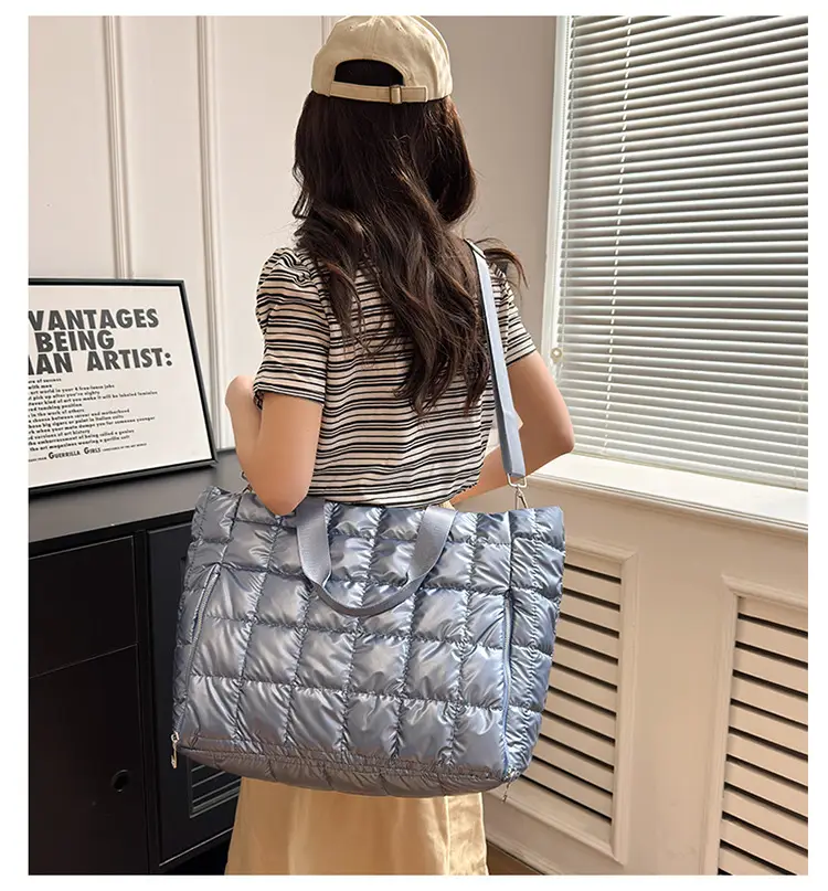 Silver Waterproof Crossbody Yoga Bag for Women — feature 27