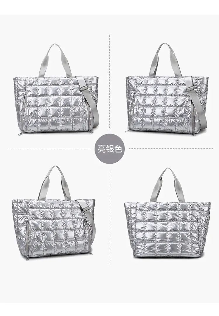 Silver Waterproof Crossbody Yoga Bag for Women — feature 35