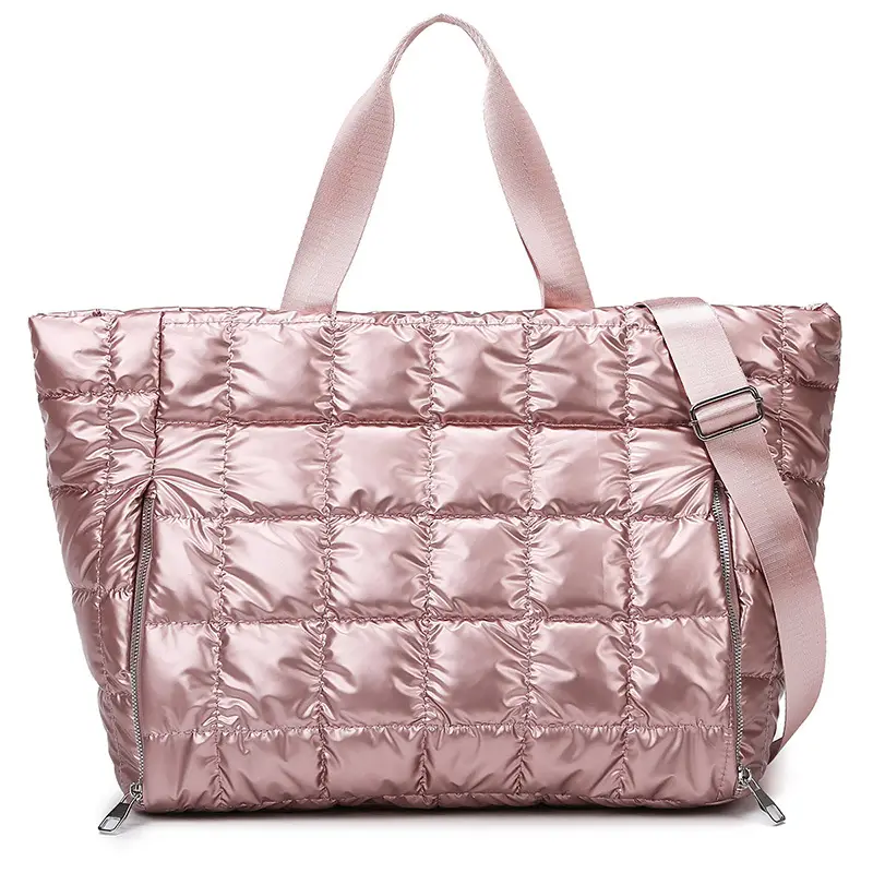 Silver Waterproof Crossbody Yoga Bag for Women