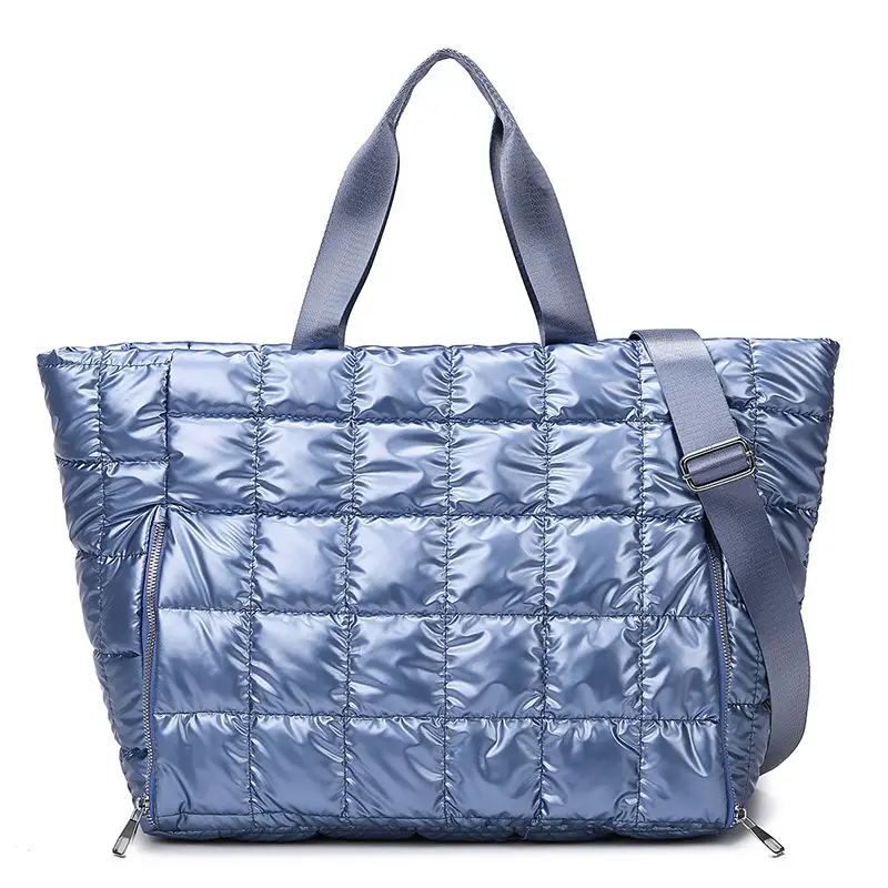 Silver Waterproof Crossbody Yoga Bag for Women