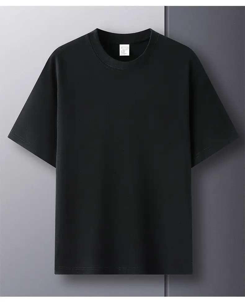 Men Cotton Short Sleeve T-Shirt Light Blue Joker — feature 38