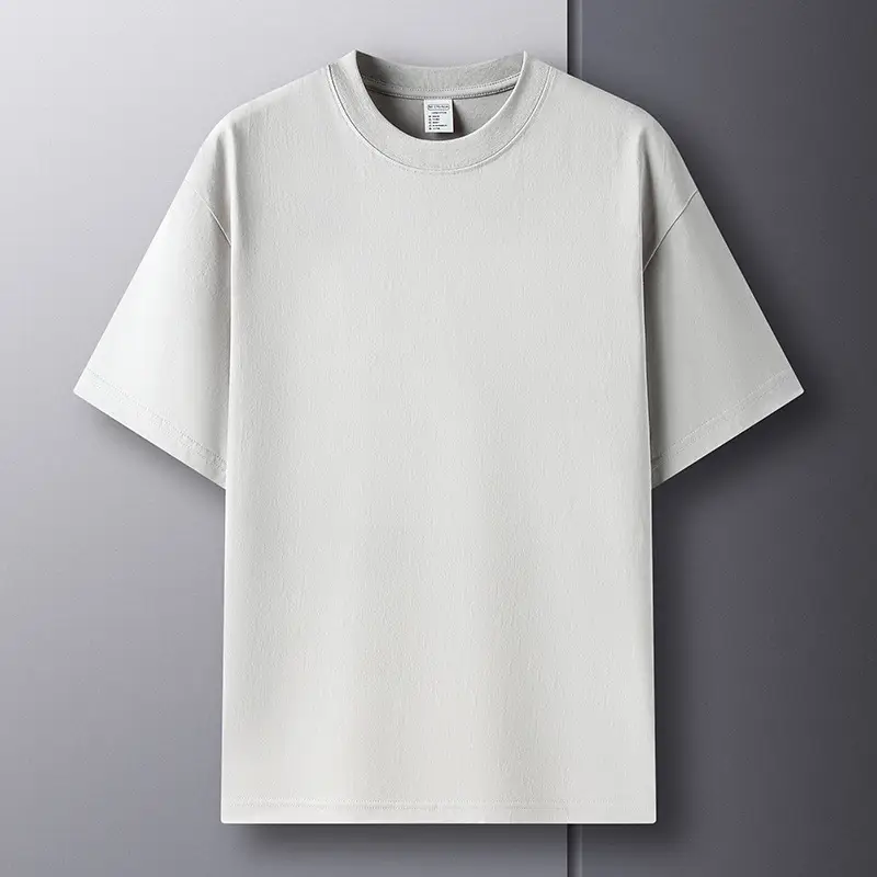 Men Cotton Short Sleeve T-Shirt Light Blue Joker