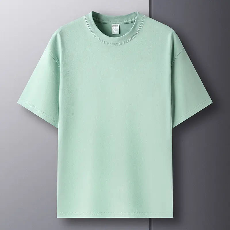 Men Cotton Short Sleeve T-Shirt Light Blue Joker