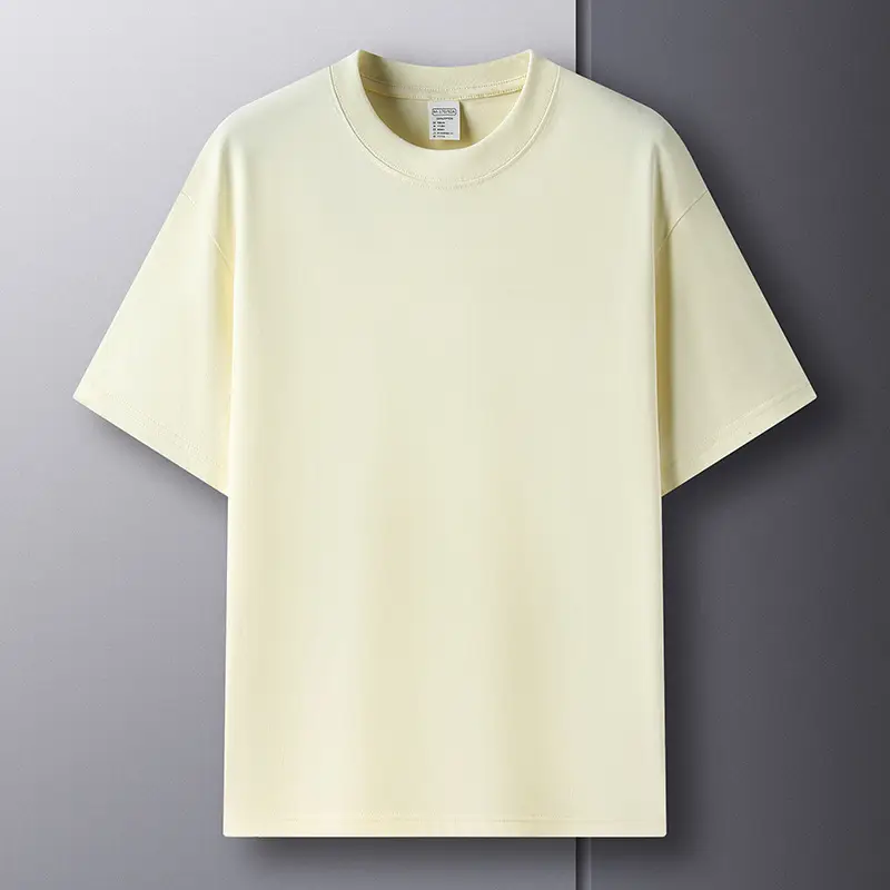 Men Cotton Short Sleeve T-Shirt Light Blue Joker