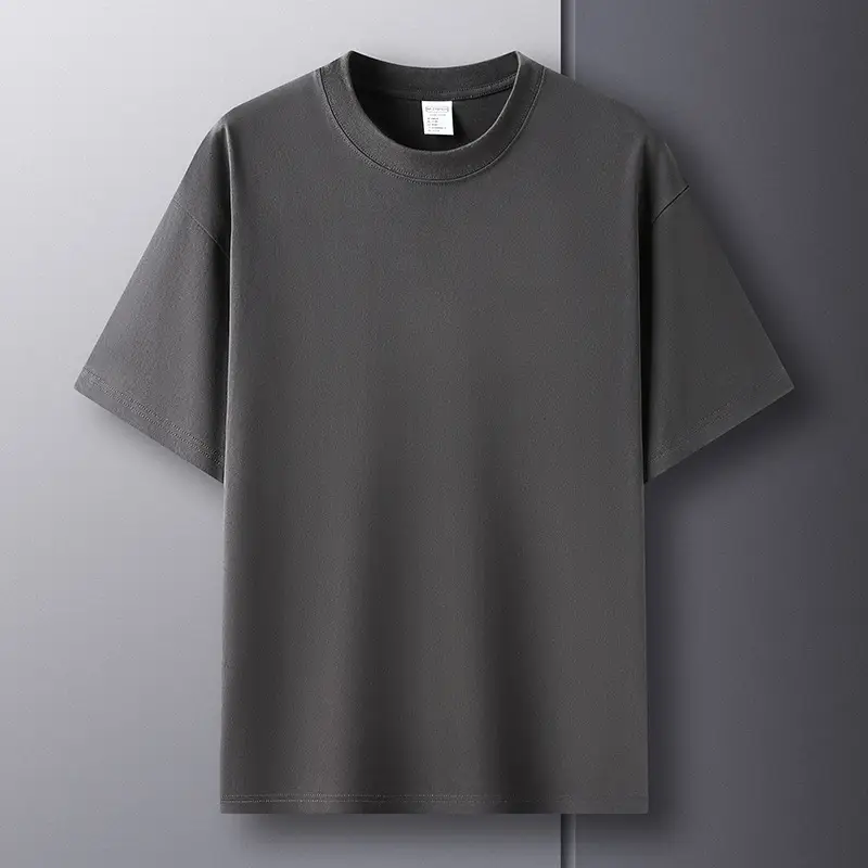 Men Cotton Short Sleeve T-Shirt Light Blue Joker