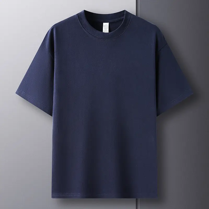 Men Cotton Short Sleeve T-Shirt Light Blue Joker
