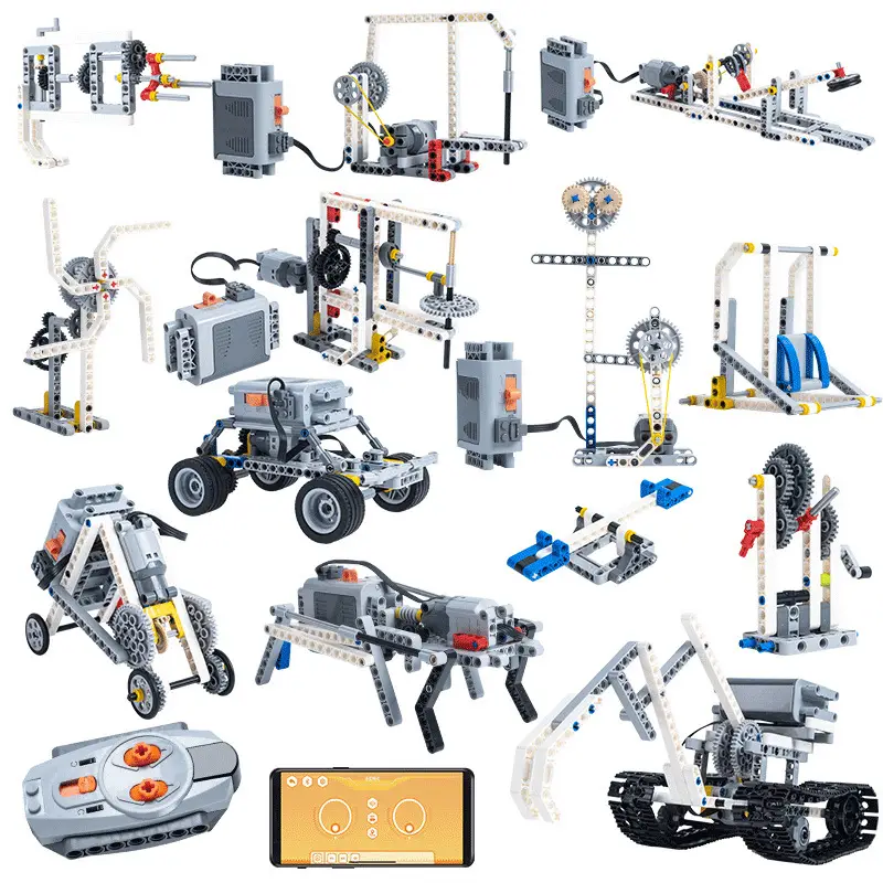 Programming Robot 9686 suit Compatible with Lego Grade One and Two Examination Building Blocks Science Education Kindergarten STEM Textbook - Image 8
