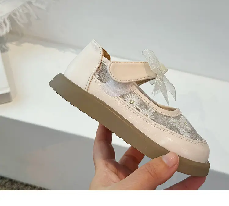 Pink Bow Baby Shoes for Girls Semi Sandals — feature 15