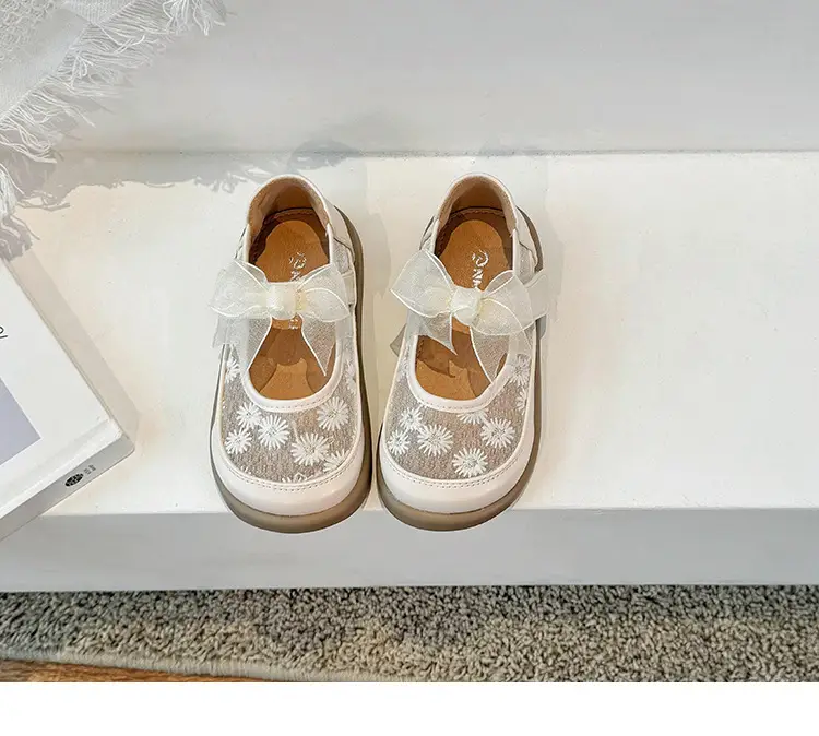 Pink Bow Baby Shoes for Girls Semi Sandals — feature 8