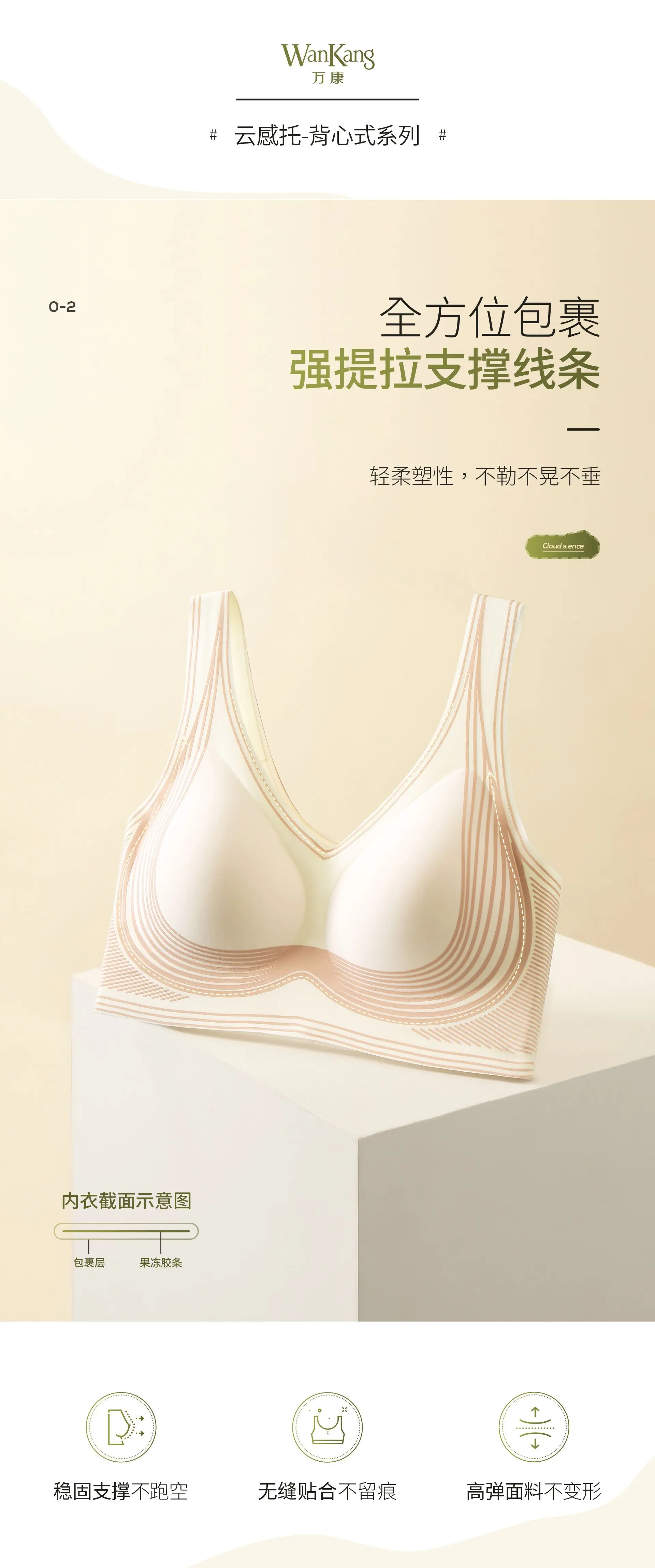 Wire-Free Double-Layer Anti-Sagging Bra — feature 4