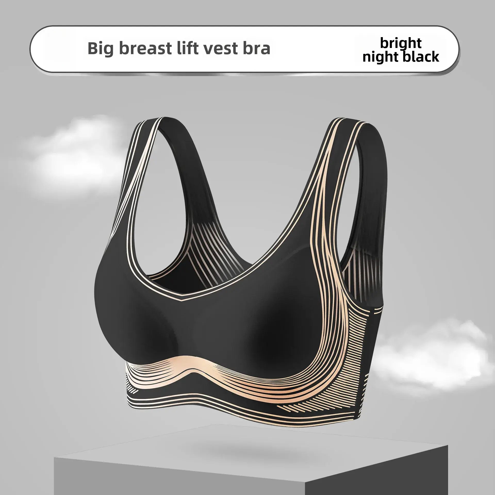 Wire-Free Double-Layer Anti-Sagging Bra - Image 12
