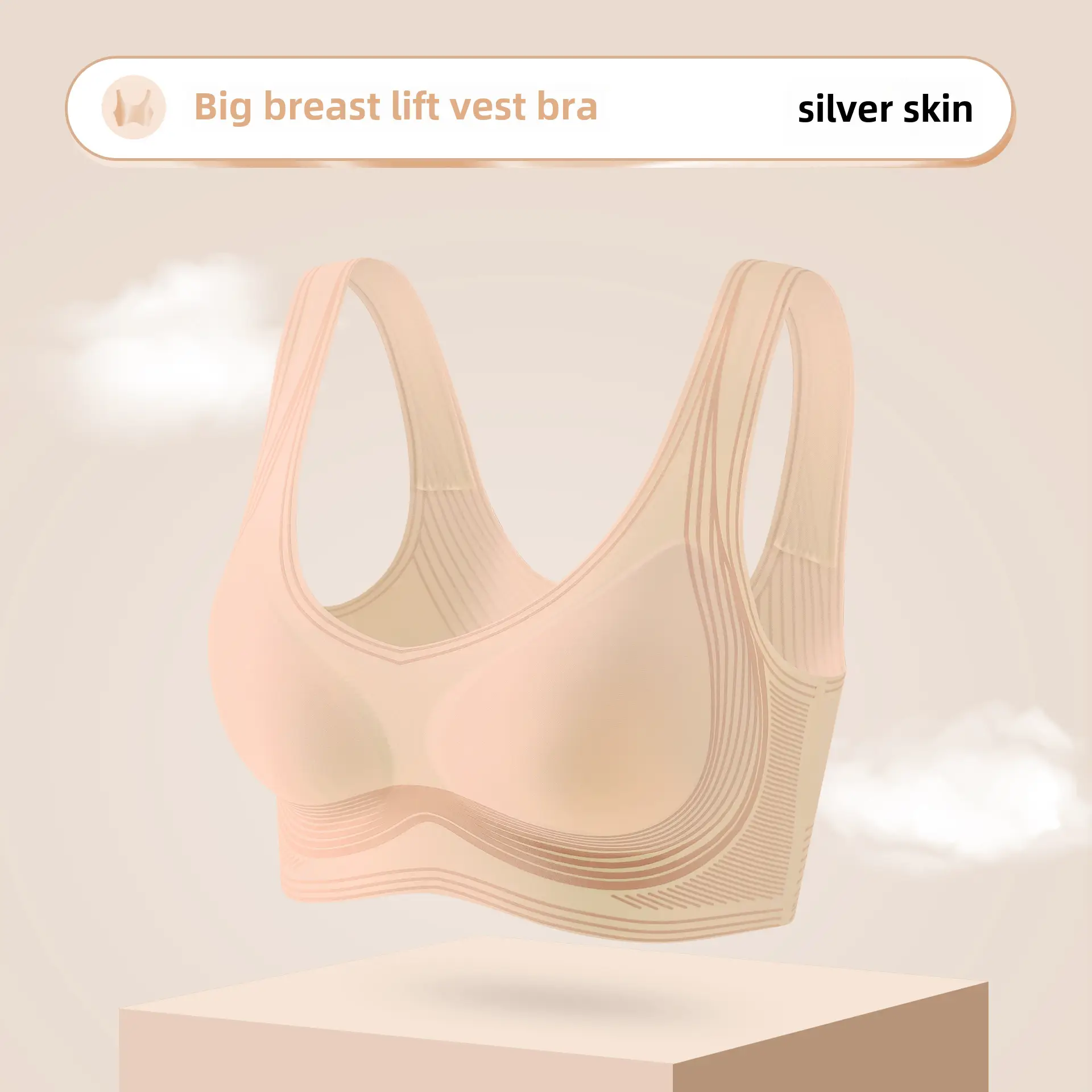 Wire-Free Double-Layer Anti-Sagging Bra - Image 6