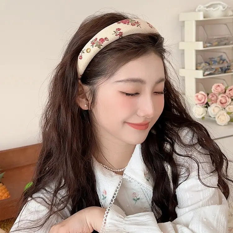 French Style Floral Hair Band for Women - Image 7