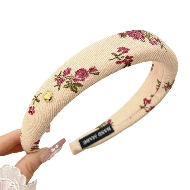 French Style Floral Hair Band for Women - Image 9