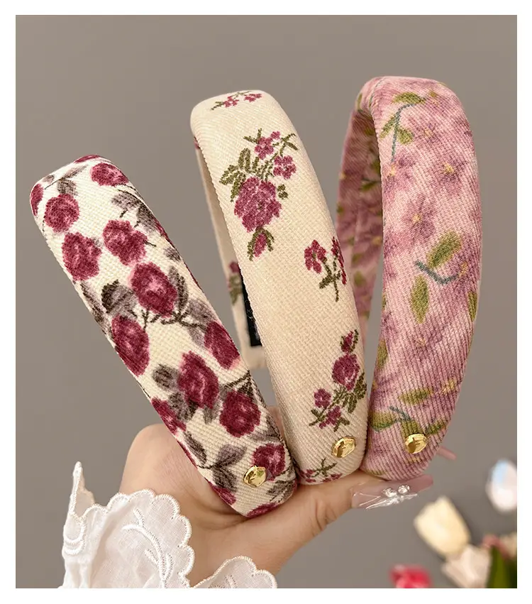 French Style Floral Hair Band for Women — feature 10