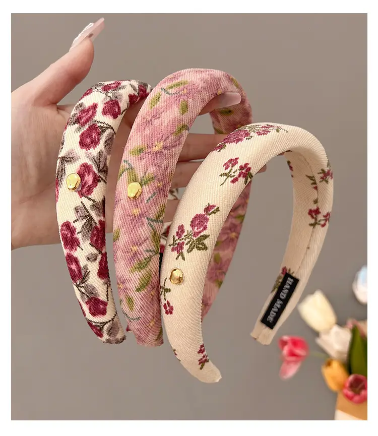 French Style Floral Hair Band for Women — feature 5