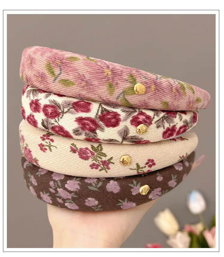 French Style Floral Hair Band for Women — feature 6