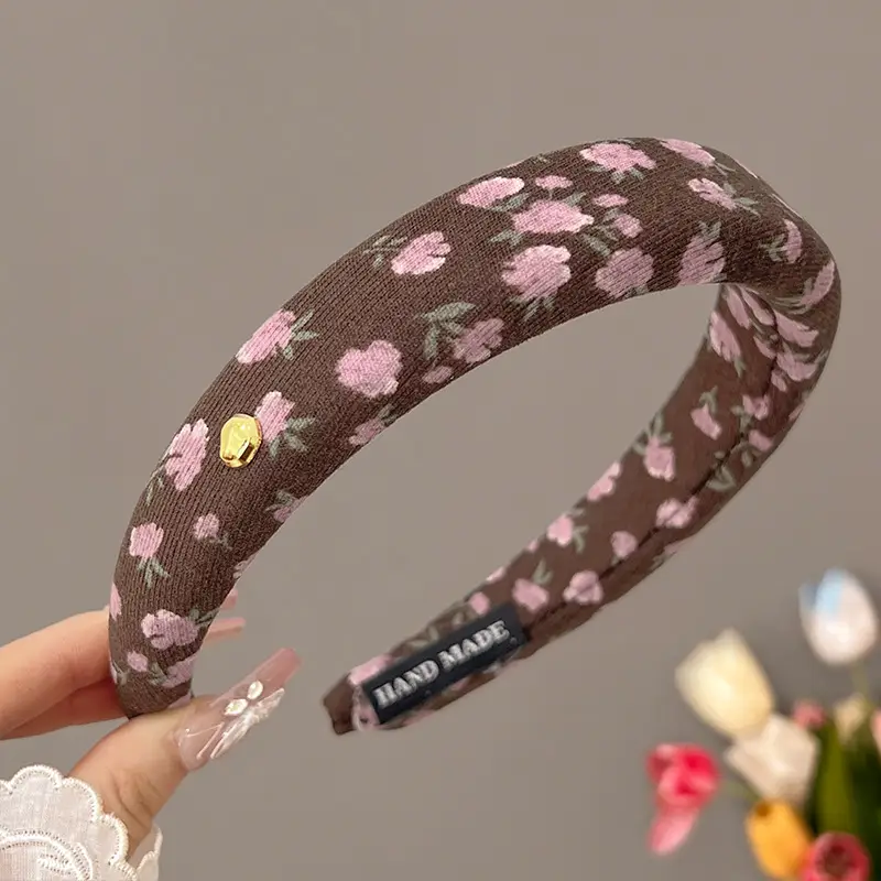 French Style Floral Hair Band for Women - Image 4