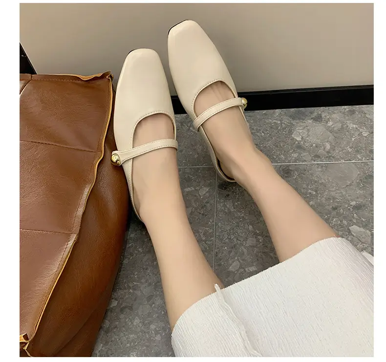 Women French Slippers Silver Soft Sole Summer — feature 26