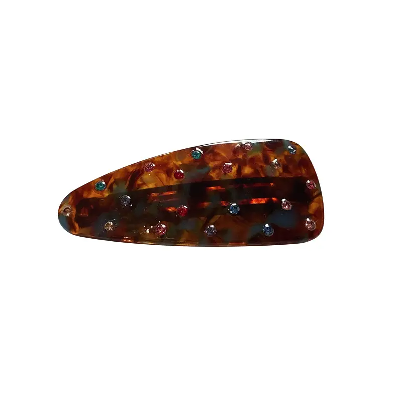 South Korea Acetate Rhinestone Hair Clip for Bangs & Headphones - Image 8