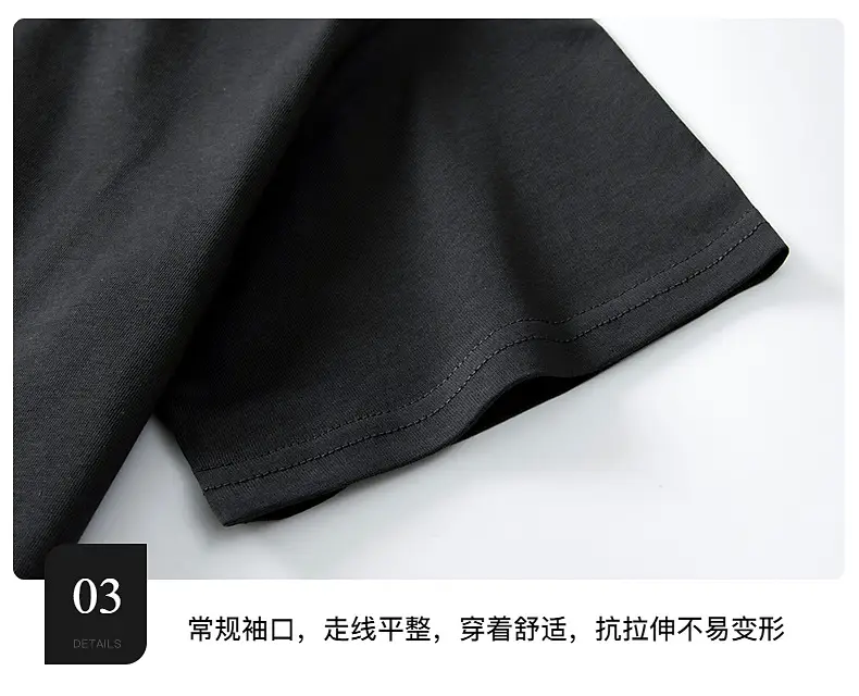 Boys Black Cotton T-Shirt Short Sleeve 2024 — feature 9