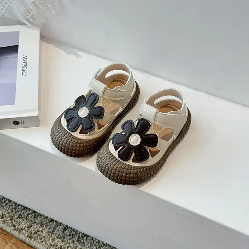 Baby Girl Floral Sandals Soft Sole Summer
