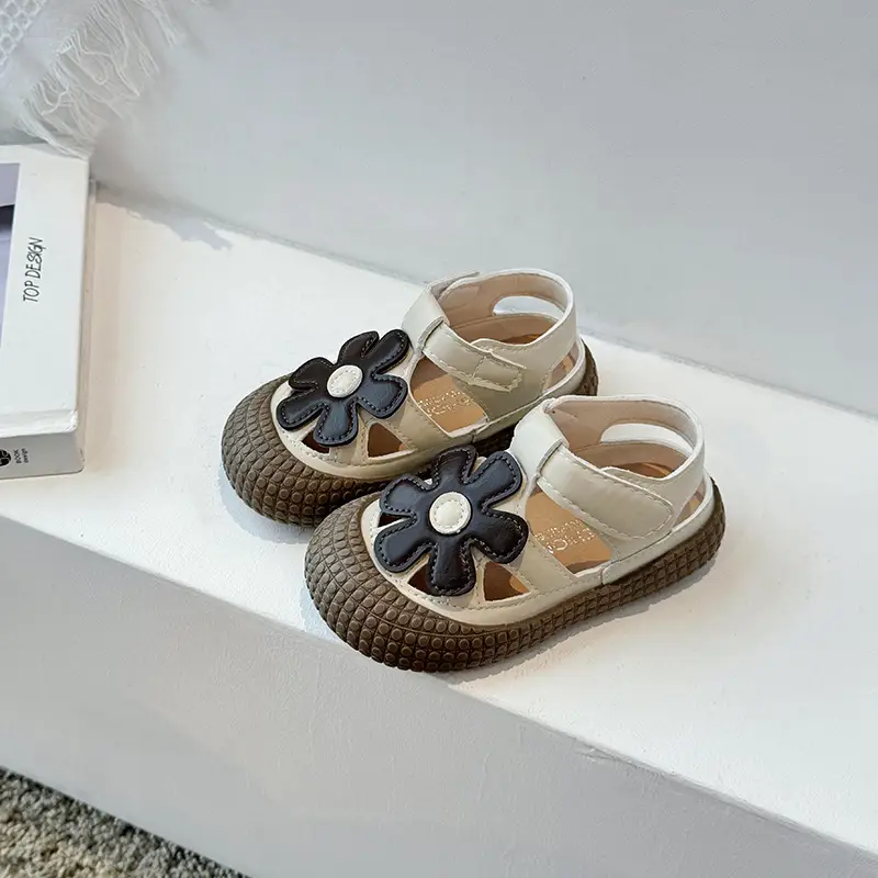 Baby Girl Floral Sandals Soft Sole Summer