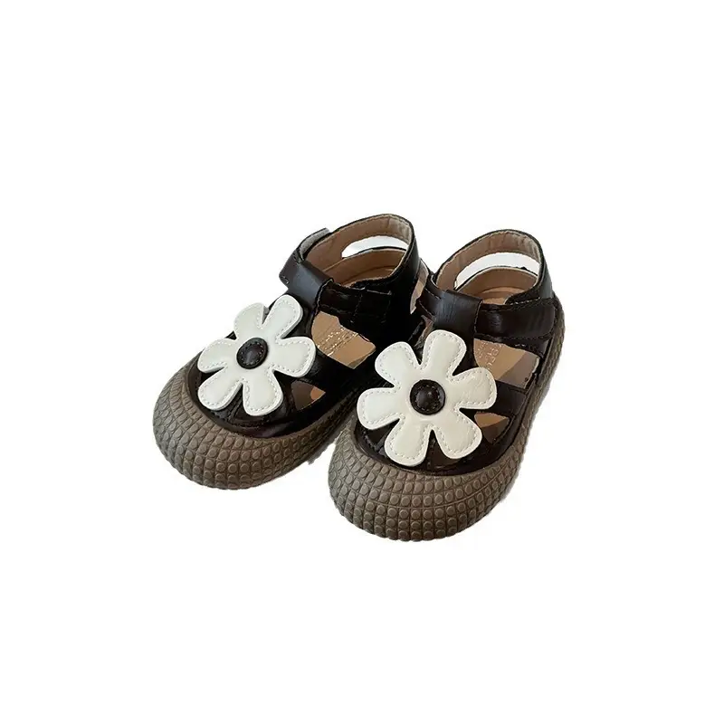 Baby Girl Floral Sandals Soft Sole Summer
