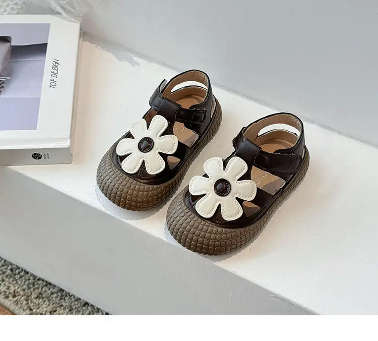 Baby Girl Floral Sandals Soft Sole Summer — feature 11