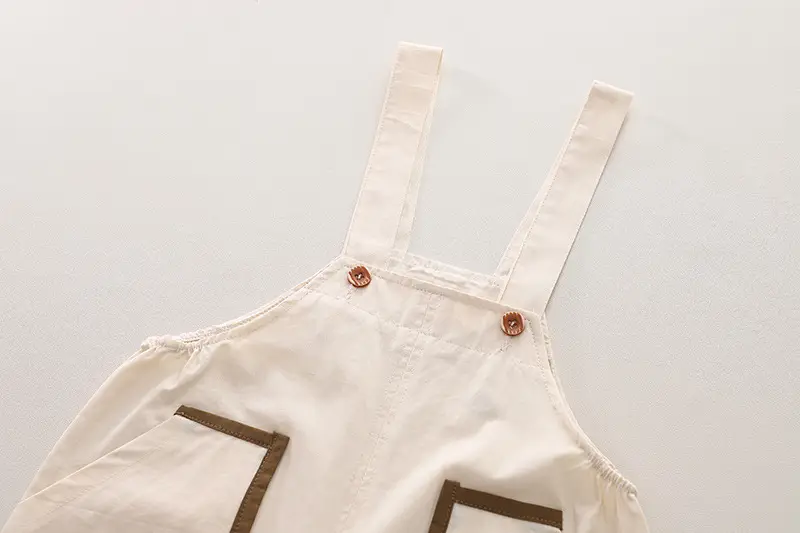 Boys Summer Strappy T-Shirt Shorts Set Brown Striped — feature 10