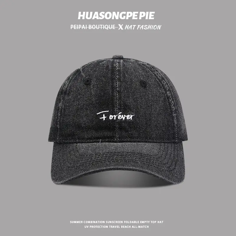 Men Light Blue Denim Cowboy Cap Spring Summer Sports — feature 5