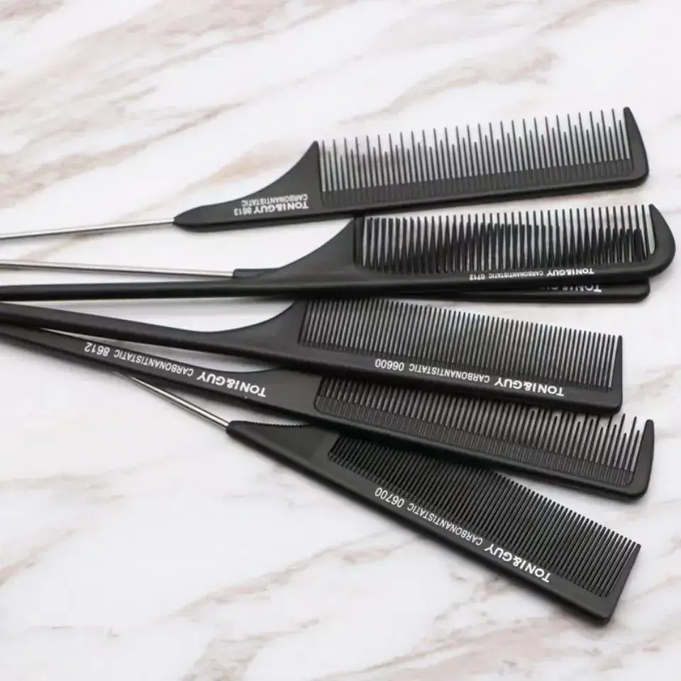 Steel Needle Highlighting Hair Comb 22.5cm Salon Use