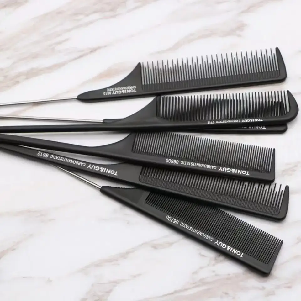 Steel Needle Highlighting Hair Comb 22.5cm Salon Use — feature 5