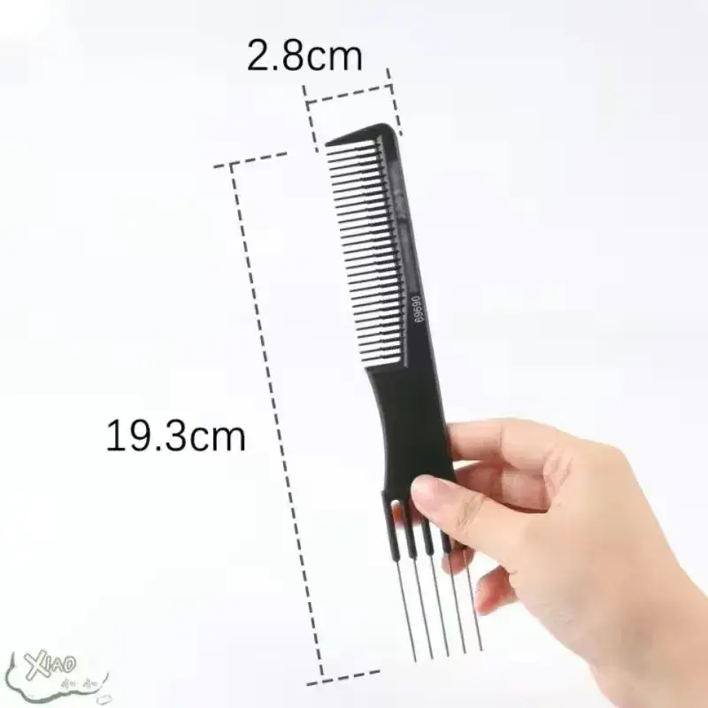 Steel Needle Highlighting Hair Comb 22.5cm Salon Use