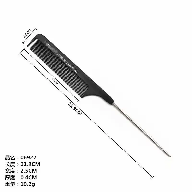 Steel Needle Highlighting Hair Comb 22.5cm Salon Use