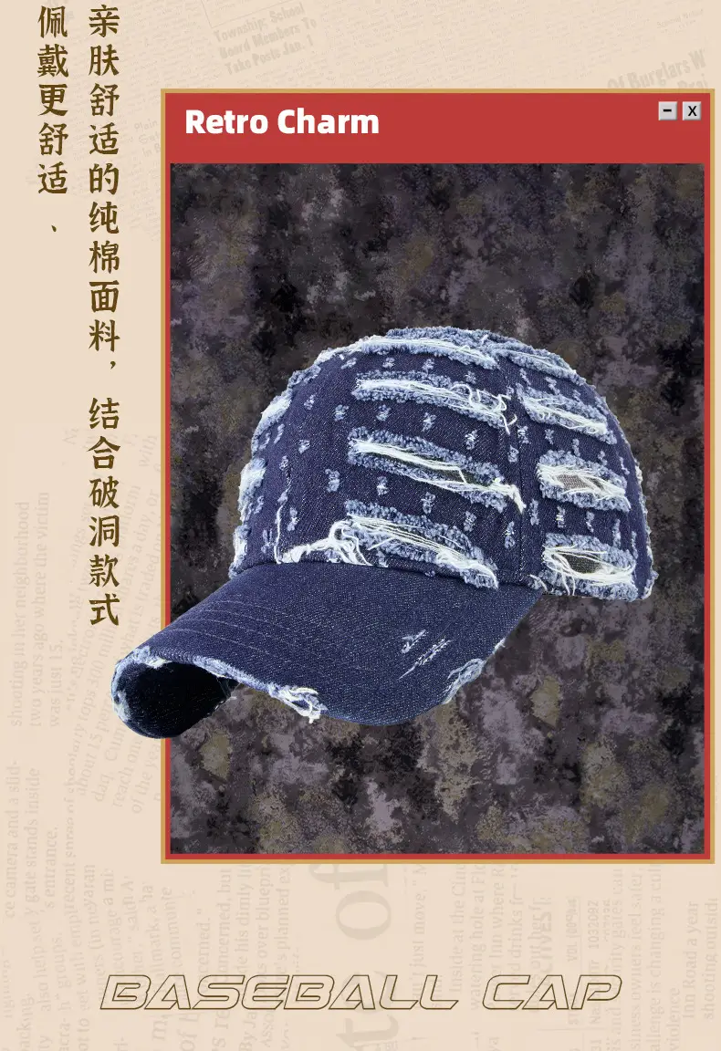 2025 Spring Cap Washed Cotton Cowboy Hat — feature 13