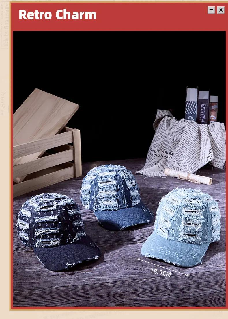 2025 Spring Cap Washed Cotton Cowboy Hat — feature 14