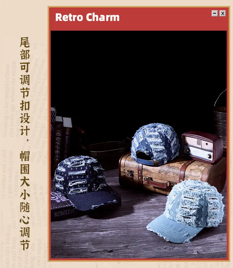 2025 Spring Cap Washed Cotton Cowboy Hat — feature 16