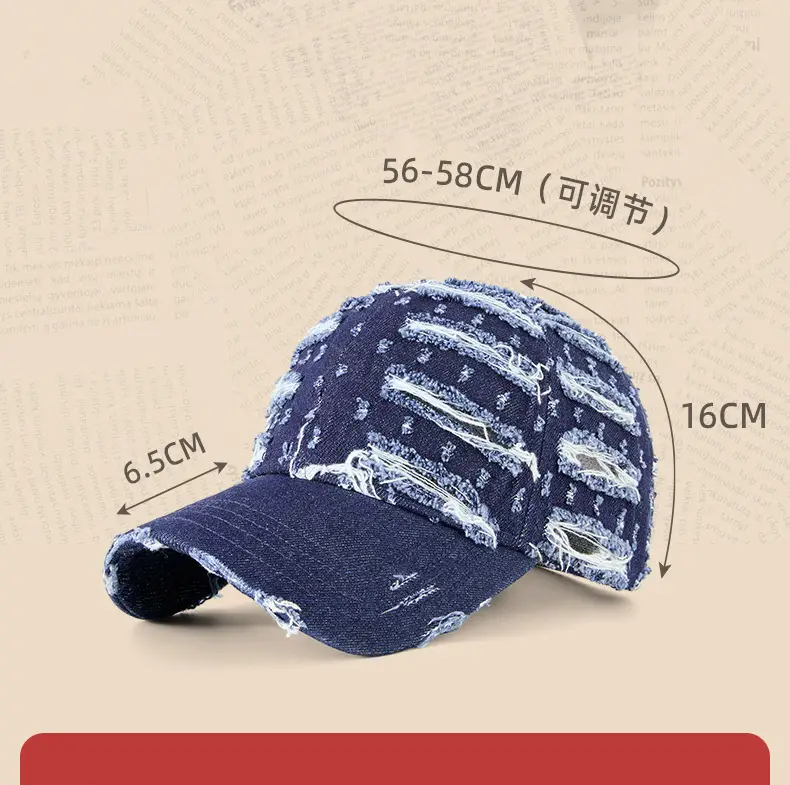 2025 Spring Cap Washed Cotton Cowboy Hat — feature 18