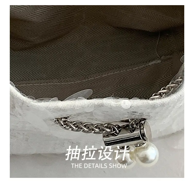 Women's 2024 Sequin Evening Bag with Chain Strap — feature 5