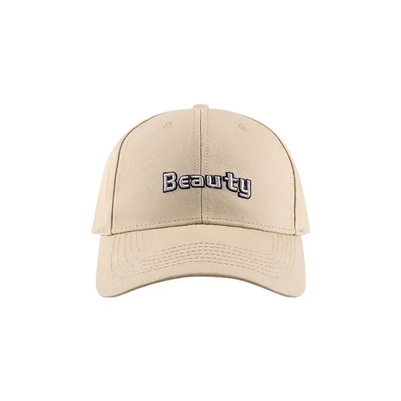 Men's Brown "Beauty" Embroidered Cap - Image 11