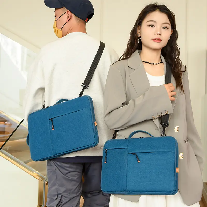 Large Capacity Laptop Bag for Men Black - Image 6