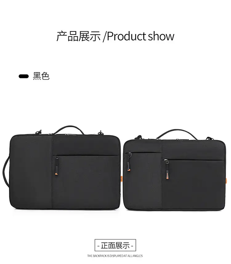 Large Capacity Laptop Bag for Men Black — feature 19