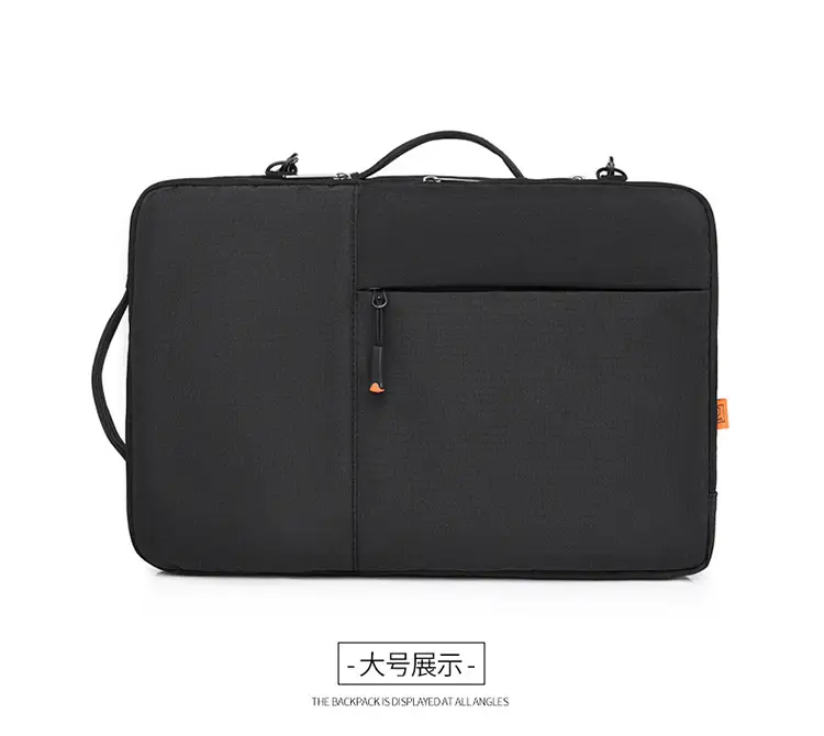 Large Capacity Laptop Bag for Men Black — feature 21