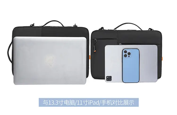 Large Capacity Laptop Bag for Men Black — feature 5