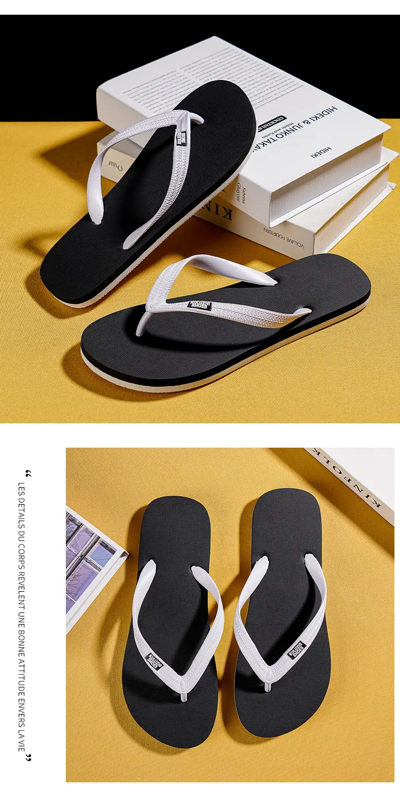 Flip-Flops for Men 2026 Summer High-End Men's Thong Sandals for Outdoor Wear Non-Slip Beach Sandals — feature 15