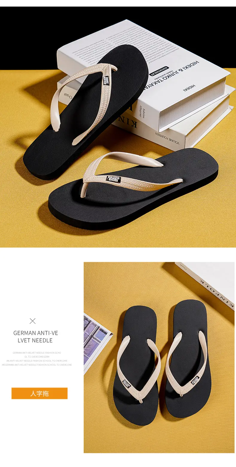 Flip-Flops for Men 2026 Summer High-End Men's Thong Sandals for Outdoor Wear Non-Slip Beach Sandals — feature 16