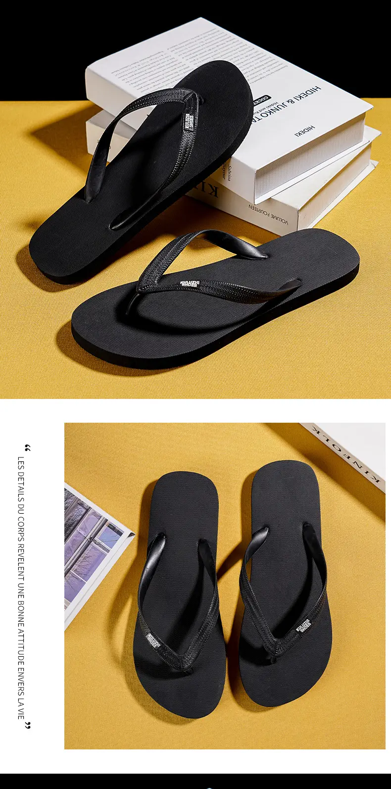 Flip-Flops for Men 2026 Summer High-End Men's Thong Sandals for Outdoor Wear Non-Slip Beach Sandals — feature 17