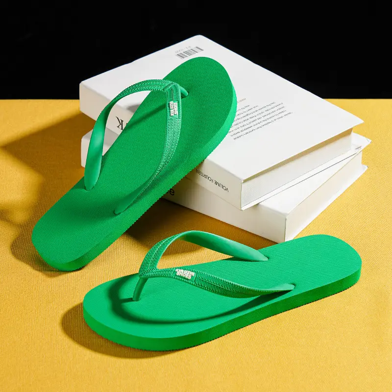 Men's Green High-End Thong Sandals 2026 - Image 6